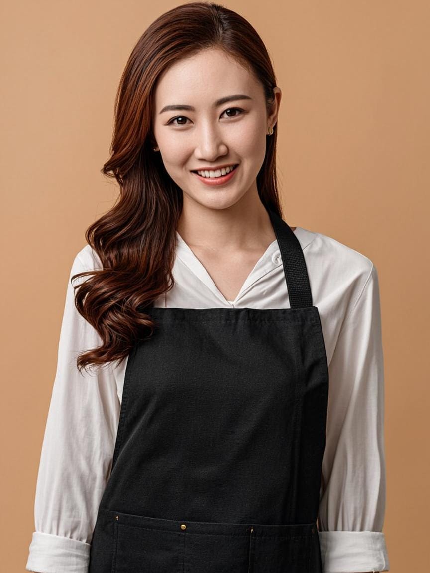 Portrait of Mika Tanaka, senior hair stylist