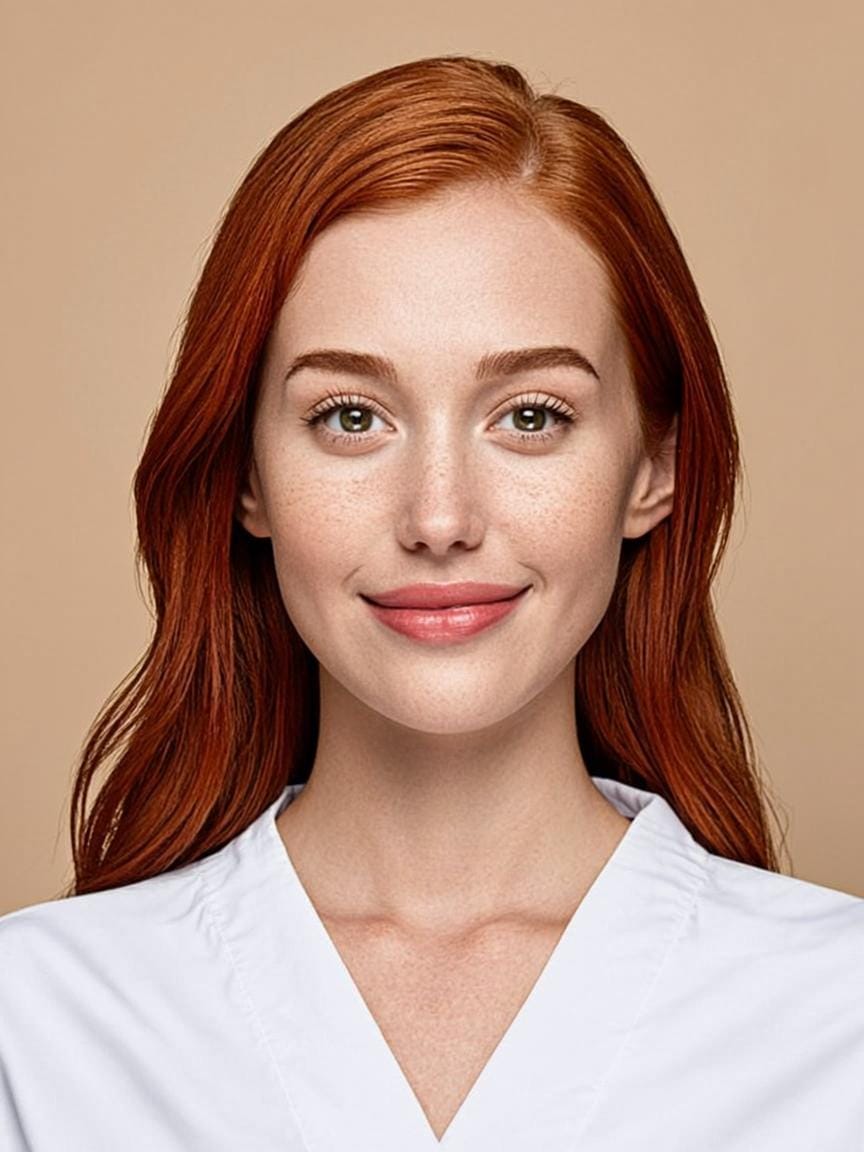 Portrait of Freya Dahl, senior skin therapist